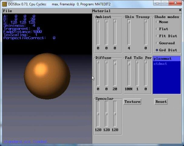 Matedit with standard.scx